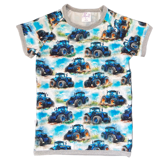 Somersett Turkis Traktor shorts og t-skjorte sett