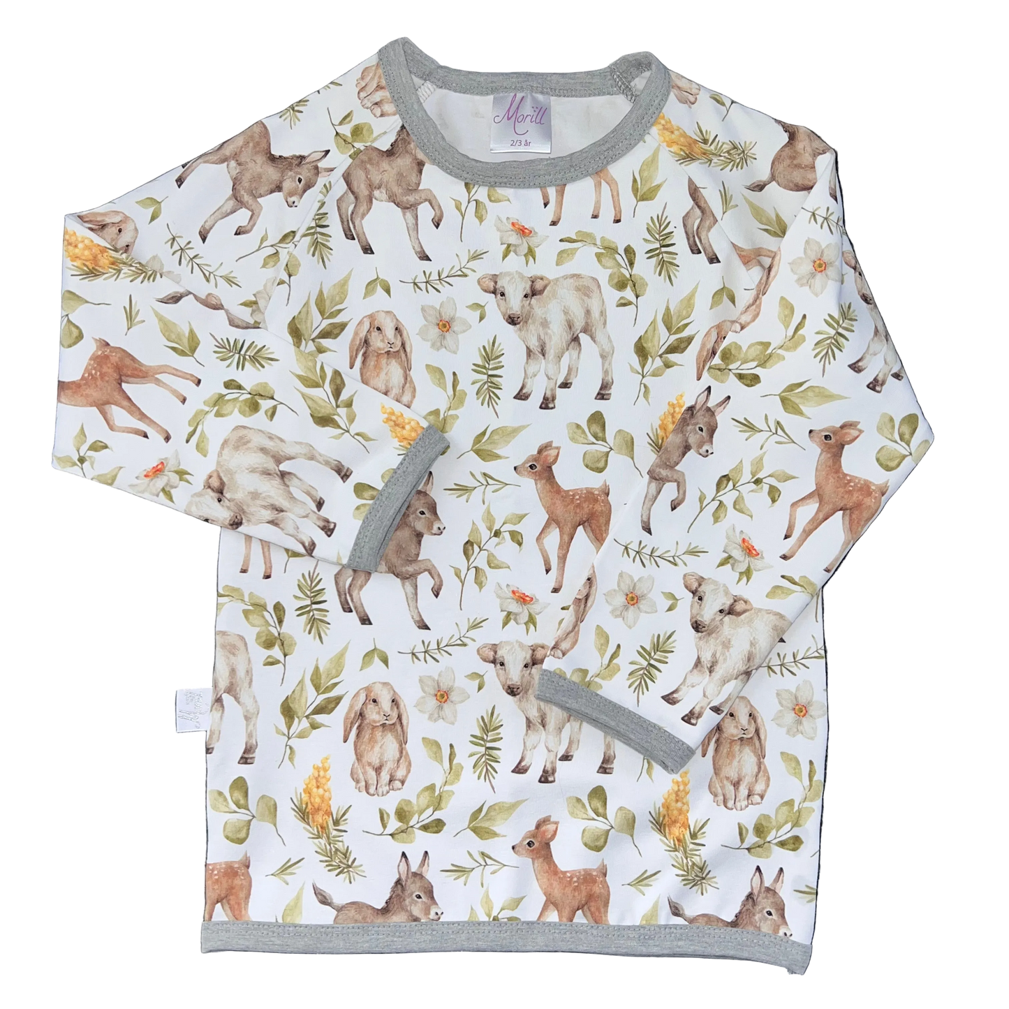 Joggedress Dyr Gul