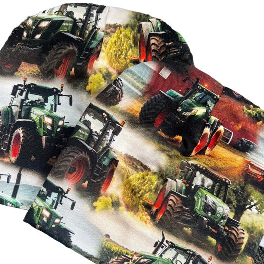 Grønn traktor lue