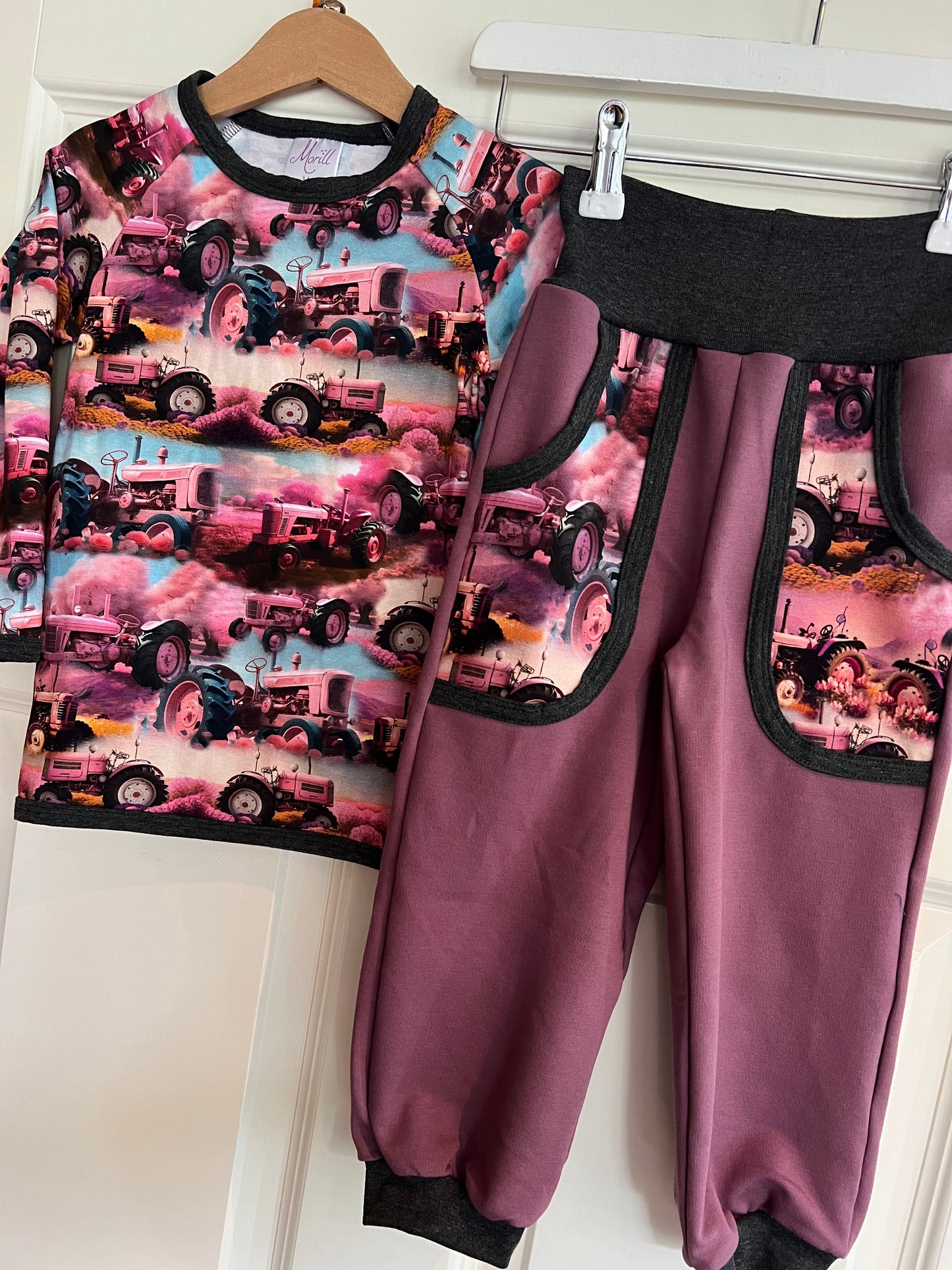 Joggedress Rosa gammel traktor