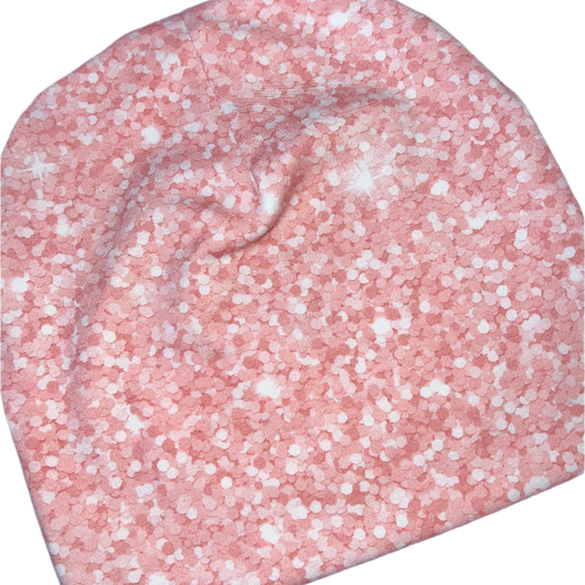 Rosa glitter lue