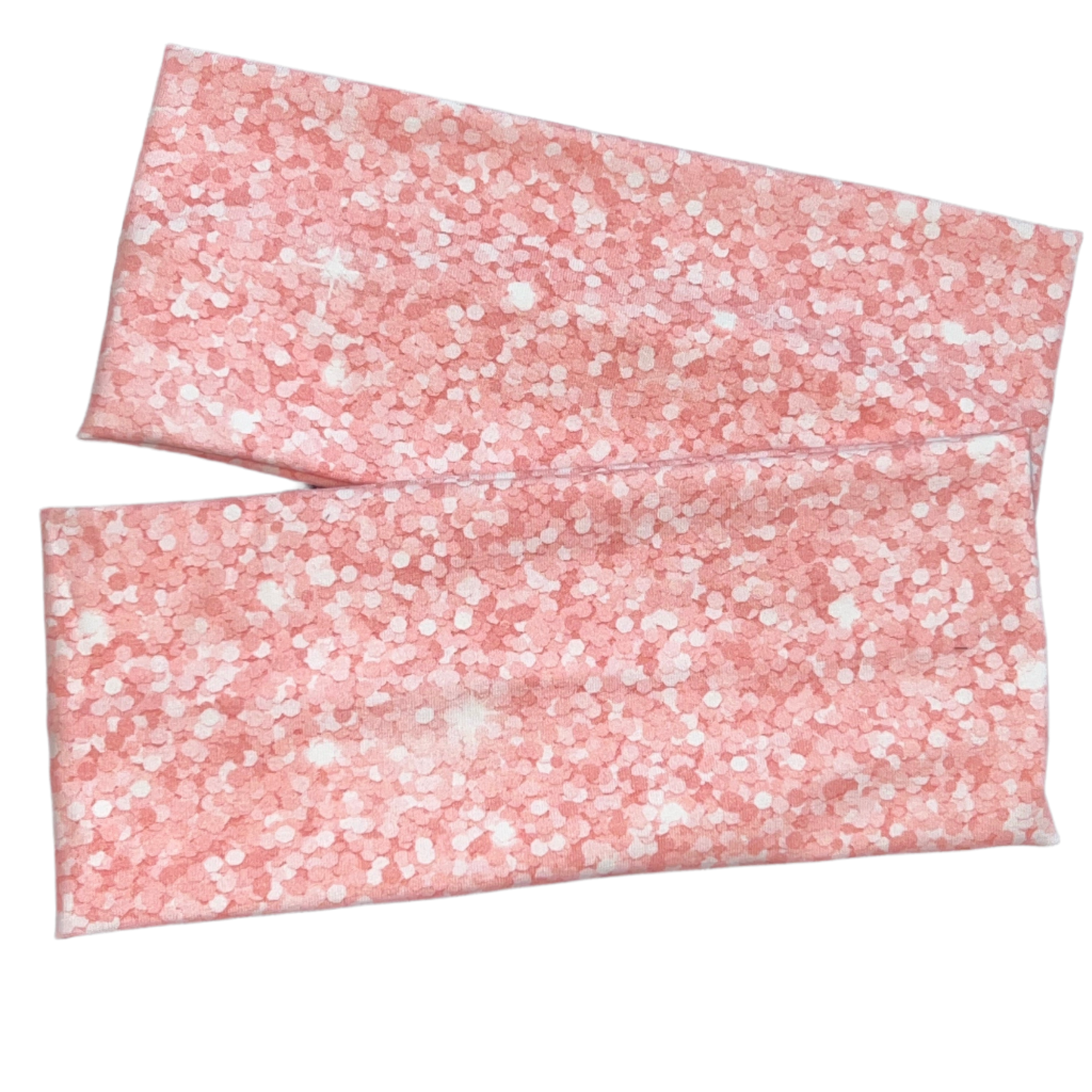 Pannebånd rosa glitter