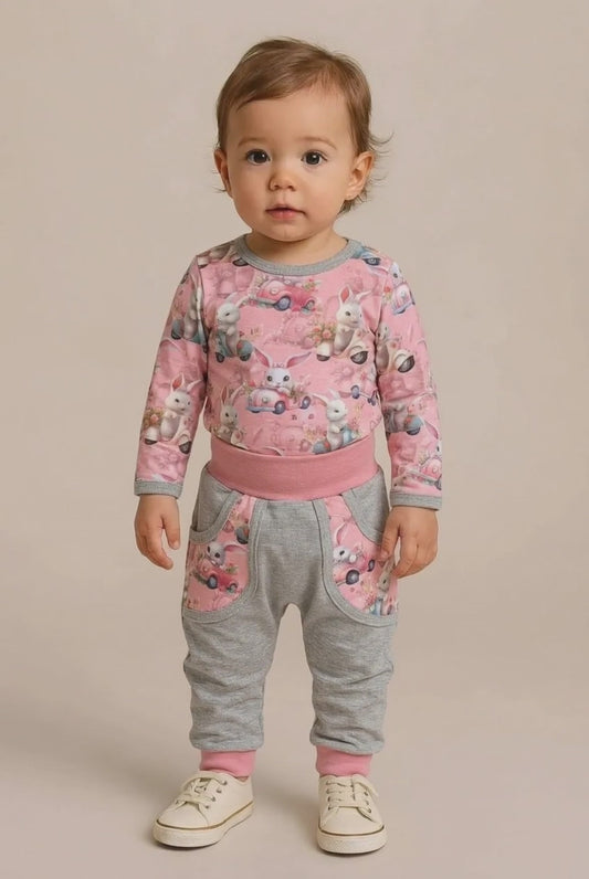 Babyjoggedress Kanin