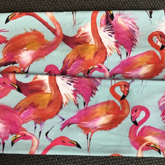 Pannebånd flamingo blå