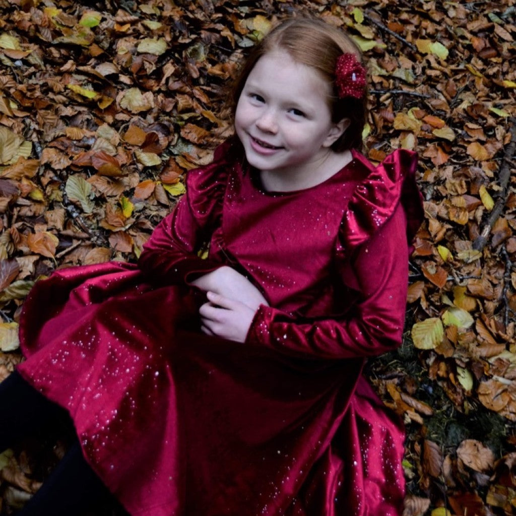 Kjole Rød glitter